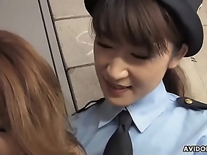Bull dyke policeman licks with an increment of toys japanese sweetheart momomi sawajiri