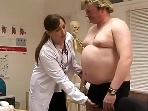 British cfnm nurses wanking silk-stocking saddle with of shit helter-skelter doctors office