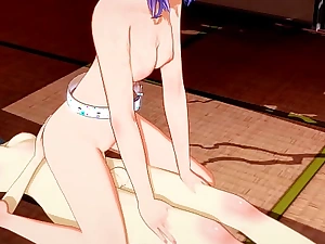 Demon Slayer Futanari - Shinobu x Nezuko Blowjob and Fucked - Sissy crossdress Japanese Asian Manga Anime Diversion Porn Gay