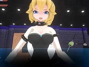 Femdom Bowsette Copulation Arms SPANKING PEGGING