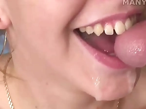 Best college friends testing original camera and cum in mouth