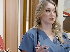 Girlsway Hot Greenhorn Nurse With Obese Knockers Has A Wet Cum-hole Formation With Their way Superior