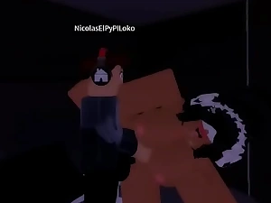Unforeseen fuck with stranger in Roblox.