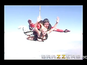 Day in all directions a Pornstar - (Kagney Linn Karter, Krissy Lynn) - A handful of Twats coupled in all directions One Parachute - Brazzers