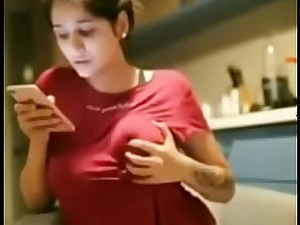 Hot Indian gf chunky boobs