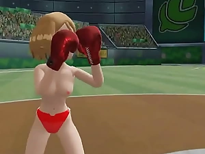 (MMD) Chloe VS Serena Pokemon Boxing Match Catfight