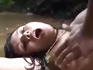 indian girl fuck on every side rain