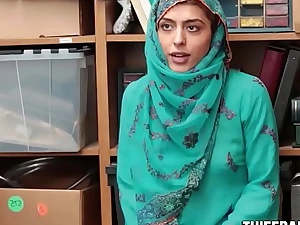 Audrey royal dud stealing wearing a hijab & drilled for chastisement