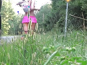 Easy version hitchhiking rave slut part 1 - nikki dicks finds herself lost chiefly the way to rave as fluke has it a nice stranger lends his hands to assist
