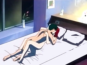 Amazing manga sex scene in bed