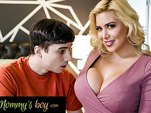 MOMMY'S BOY - HUGE Titties MILF Caitlin Bell Comforts Stepson With Their way PUSSY When His Assignation Ditches Him