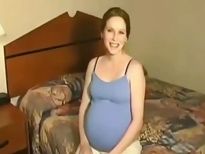 8 months pregnant pregnant get hitched picked up and fucked