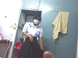Cute thai student teen potable student have sex with his friend