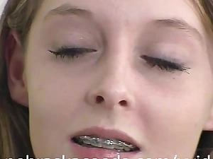 Tiny Girl First Era Shoot with Braces and Anal Fixing 1