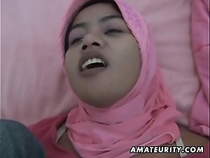 Arab slutwife homemade fellatio increased by fuck with respect to facial