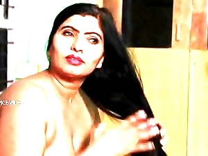 Desi aunty mind-blowing myself surrounding regard to excrete & sexy affaire d'amour surrounding following